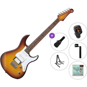Yamaha Pacifica 212V FM Standard SET Tobacco Brown Sunburst Електрическа китара