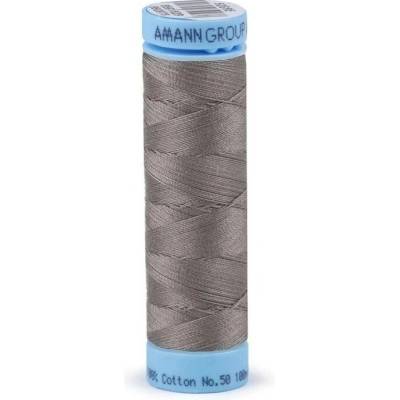 Bavlněné nitě 100 m Etiketní č.50 Triana Amann 1358 Steel Gray