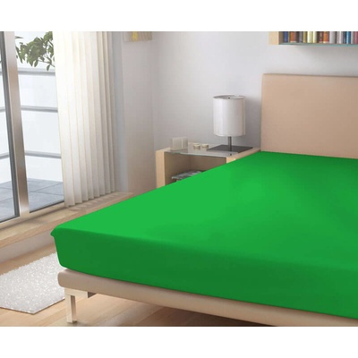 Polášek jersey plachta sýto zelená 90x200