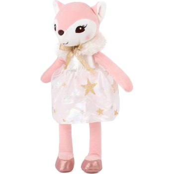 Амек Тойс Плюшена играчка Амек Тойс - Лисица с брокатена рокля, 20 сm (010671-2)