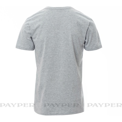 Payper tričko V-Neck melange sivé