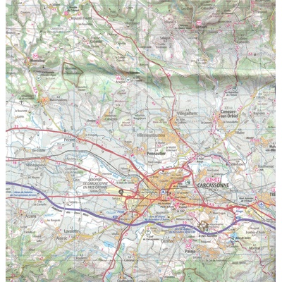 169 Béziers Castres 1:100t mapa