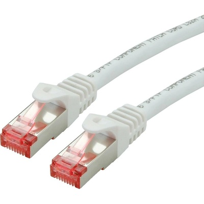 Roline 21.15.2661 RJ45 CAT 6 S/FTP 1m bílý