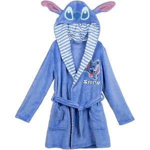 STITCH Coral fleece bathrobe - Blue (Blue)