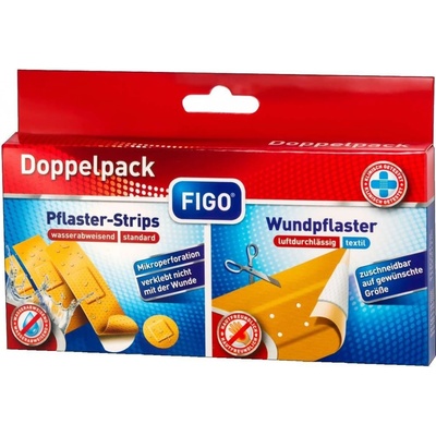 FIGO Sada voděodolných náplastí dvojité balení 21 ks