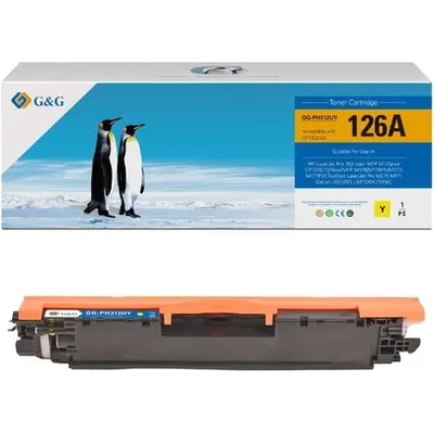 Compatible УНИВЕРСАЛНА КАСЕТА ЗА HP Color Laserjet CP1025/CP1025NW - Yellow - /126A/ - CRG-729Y (CRG729Y) / CE312A - PN NT-CH312FY/NT-CH312Y - G&G (100HPCE312A)