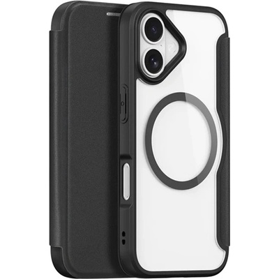 Dux Ducis iPhone 17 DUX DUCIS DUCIS SKIN X PRO калъф, стоящ, с кожен ефект FLIP, MagSafe, BLACK GP-173343 (GP-173343)