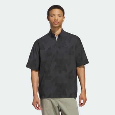 adidas mikina Go-to DWR Short Sleeve half-zip černá