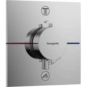 Hansgrohe ShowerSelect Comfort - Термостатен смесител за вграждане, за 2 консуматора, хром 15572000 (15572000)