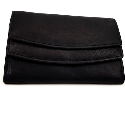 Дамско компактно портмоне - черно