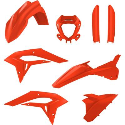 POLISPORT kompletní sada plastů BETA X-TRAINER 23-26 v sadě kryt světla (8667300002) a kryty tlumičů (8398700003) barva červená