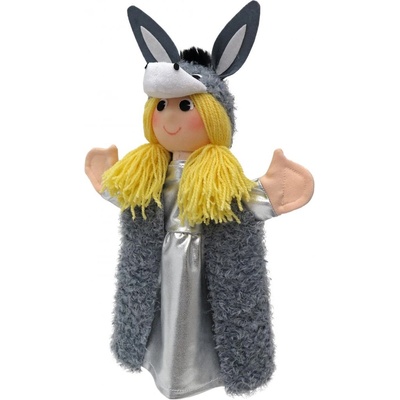 Moravská ústředna Brno Кукла за театър 2 в 1 Moravska ustredna Brno - Магарешката кожа, 35 cm (22152B)