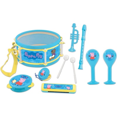 Lexibook Комплект музикални инструменти (играчка) за деца и начинаещи - Lexibook Peppa Pig 7pcs Musical Instruments Set (K360PP)