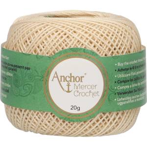Anchor Mercer Crochet 80tkt 00387 Плетене на една кука прежда (4764080-00387)