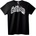 NOONEBRAND Тениска Графити Метрото - 2XL, Black