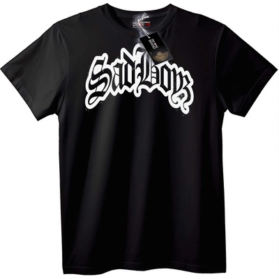 NOONEBRAND Тениска Графити Метрото - 2XL, Black