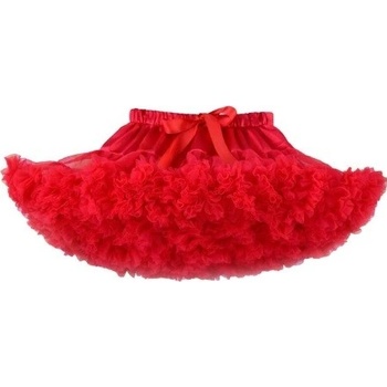 Detská dolly sukňa červená
