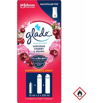 Glade Touch & Fresh Luscious Cherry & Peony aerosólový osviežovač vzduchu náplň 10 ml