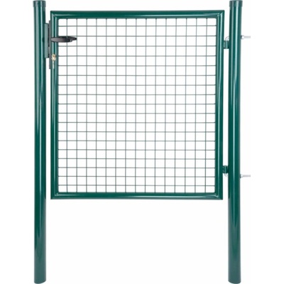 Brána Strend Pro METALTEC ECO 2, 1000/1500/50x50 mm, okrúhly rám, zelená, jednokrídlová, záhradná, Z