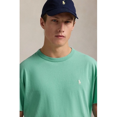 Ralph Lauren Памучна тениска Polo Ralph Lauren в черно с изчистен дизайн 710916698 (710916698)