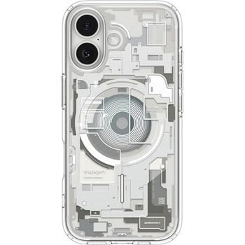 Spigen iPhone 17 SPIGEN ULTRA HYBRID ZERO ONE пластмасов протектор за телефон, устойчив на удари, MagSafe, ITALIAN GREY ACS10088 (ACS10088)