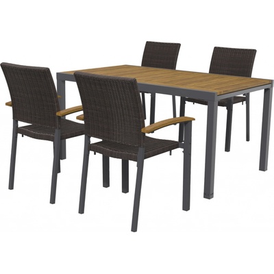 LIVARNO home Valencia, 5dílná, hnědá