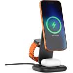 Satechi 3-in-1 Foldable Qi2 25W Wireless Charging Stand - Space Black (ST-Q25F31C-EA)