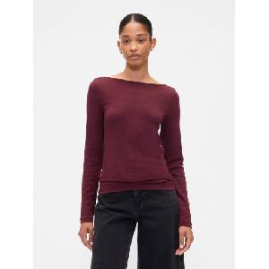 GAP Тениска с дълъг ръкав GAP GAP | Cherven | ЖЕНИ | XXS