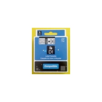 alt. páska pre DYMO 59423 LetraTag Yellow Plastic Tape (12mm) (ECO-59423)