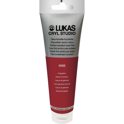 LUKAS Cryl Studio Plastic Tube АКРИЛНА боя Alizarin Crimson 125 ml 1 бр (746660012)