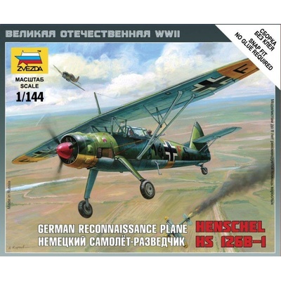 Zvezda Wargames WWII letadlo 6184 Henschel HS-126B 32-6184 1:144