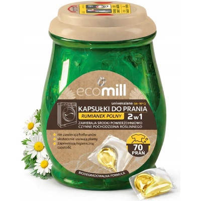 Ecomill univerzální prací kapsle s extraktem z Heřmánku 70 PD