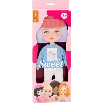 Orange Toys Комплект дрехи за кукла Orange Toys Sweet Sisters - Син суитшърт (S28)