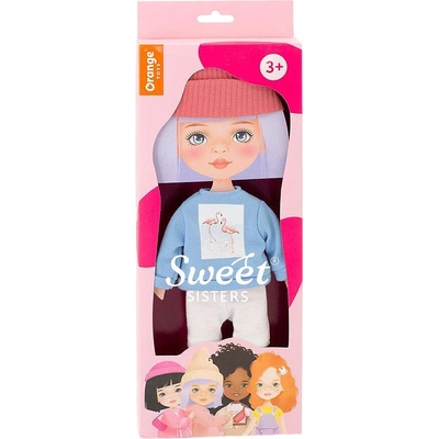 Orange Toys Комплект дрехи за кукла Orange Toys Sweet Sisters - Син суитшърт (S28)