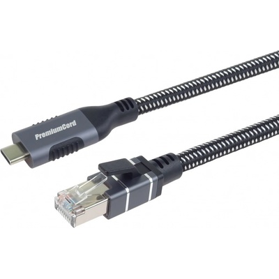 PremiumCord ku31net1 Ethernetový USB-C -> LAN RJ45 10/100/1000 MBIT, 1m – Zboží Živě