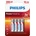 Philips БАТЕРИИ philips powerlife ААА lr03p4b/10 (lr03p4b/10)