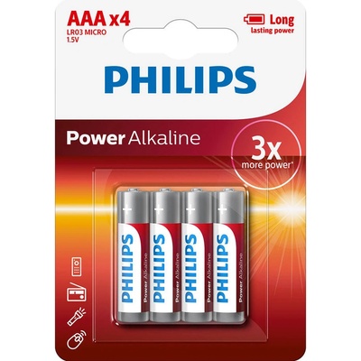 Philips БАТЕРИИ philips powerlife ААА lr03p4b/10 (lr03p4b/10)
