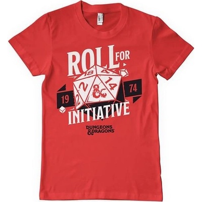 Imago tričko Dungeons & Dragons Roll For Initiative červené