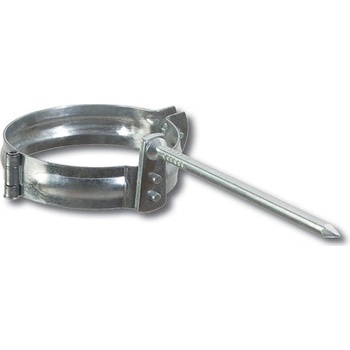 Gutta objímka FeZn stříbrná 100 mm