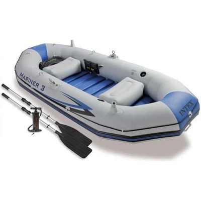 Intex Надуваема лодка INTEX Mariner 3 с твърдо дъно 68373NP (395474)