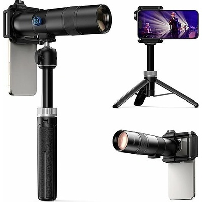 Apexel 30X Telescope Lens with Handheld Tripod