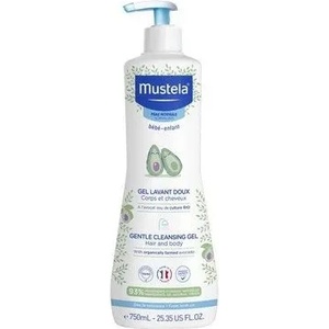 Mustela нежен измиващ гел за коса и тяло - 750 мл