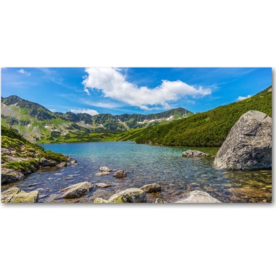 Fotoobraz na skle električka Lisabone 100x50 cm