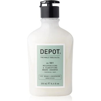 Depot 500 BEARD & MOUSTACHE SPECIFICS NO. 501 MOISTURIZING & CLARIFYING BEARD SHAMPOO хидратиращ шампоан за брадата 250ml