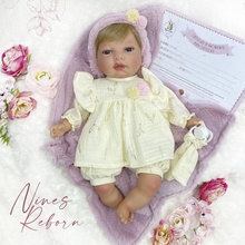 Reborn Nines 31204 miminko 40 cm mušelín