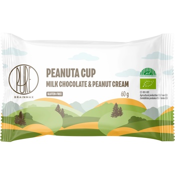 BrainMax Pure Pure® Peanuta Cup, Шоколадова чаша с фъстъчен крем, BIO, 60 g