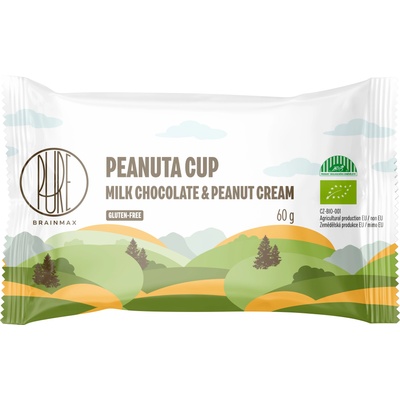 BrainMax Pure Pure® Peanuta Cup, Шоколадова чаша с фъстъчен крем, BIO, 60 g