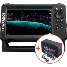 Echolot Lowrance Eagle 7 se sondou SplitShot HD