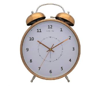 NeXtime Будилник Wake Up 23 см металомеден (5113co) Будилник