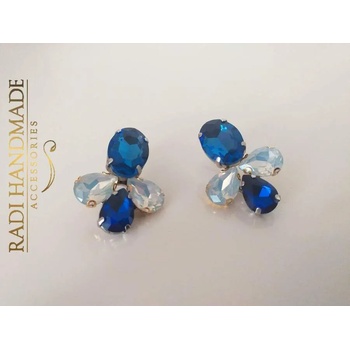 Image 1 of Radi handmade Обици със сини камъни (370-Рћ)